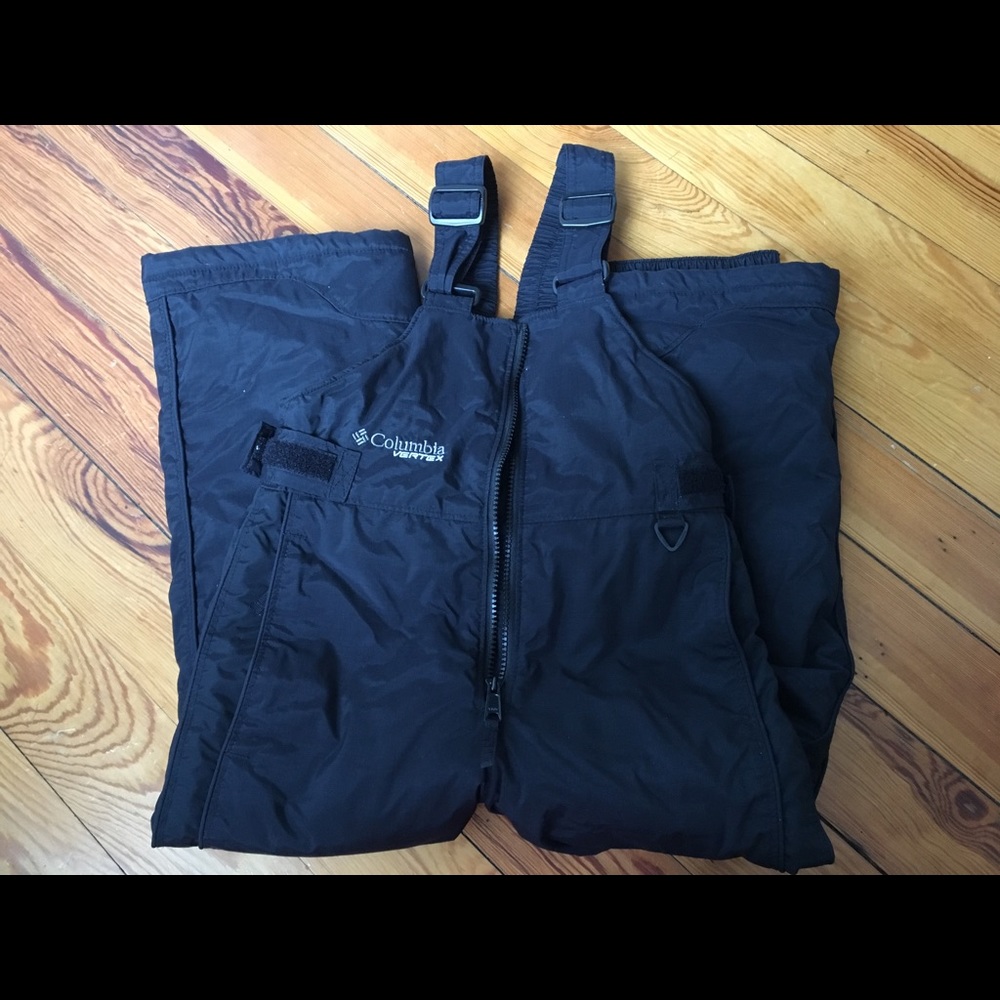Black Columbia snow bibs - best quality